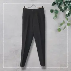【アビトーレ51】ウールライクスラックスパンツ(S)センタープレス　秋冬　裏地有