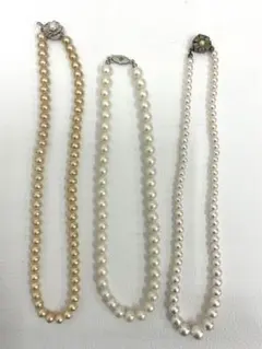 50.163【ネックレス　3本セット】シルバー　ヴィンテージ　アンティーク
