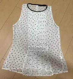 ZARA ドット　シアートップス