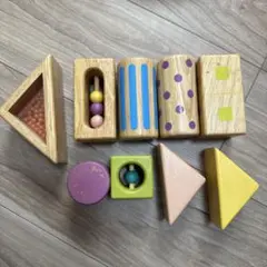 エドインター　木製形状認識おもちゃ　積み木