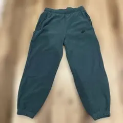 Nike グリーン　フリースパンツ