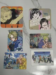 サカモトデイズ　アートコースター　ステッカー　坂本太朗　朝倉シン　マグネット
