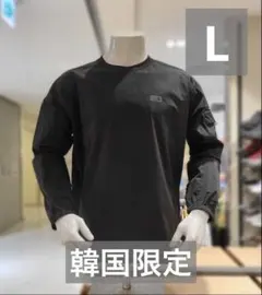 THE NORTH FACE ロンT 韓国限定 ホワイトレーベル ブラック 長袖