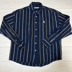 U.S. POLO ASSN. 長袖シャツ L ネイビー