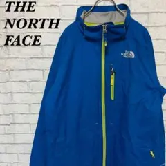 【USA規格】ノースフェイス マウンテンパーカー HYVENT 刺繍ロゴ ブルー