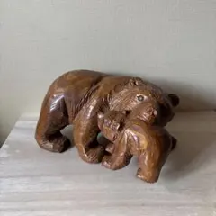 2025年最新】木彫り熊の親子の人気アイテム - メルカリ