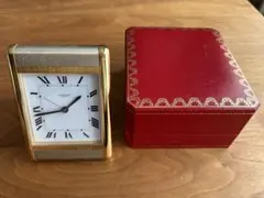 【ヴィンテージ・レア美品】Cartier テーブルクロック 置時計 ヴィンテージ置時計 カルティエ】Cartier Chinoise シノワ