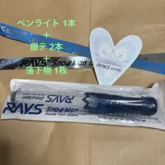 RAYS Snow Man ペンライト 銀テープ 落下物