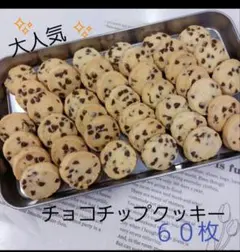 サクホロ　手作りクッキー　ディアマンクッキー　チョコチップクッキー60枚のサムネイル