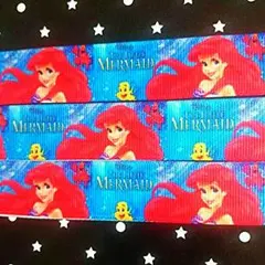 ハンドメイド用 3m❤ アリエル D ❤ グログランリボン #