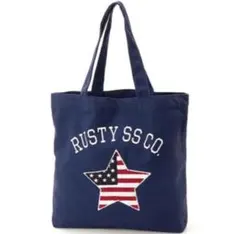 RUSTY SS CO. トートバッグ ネイビー 星条旗のサムネイル