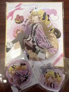 忍野忍　ミニ色紙×1、アクキー×2種　物語シリーズ