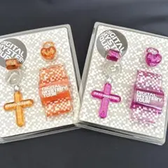 藤井フミヤ　2003年　光るアクセサリー3点セット×2個　※現在は光りません