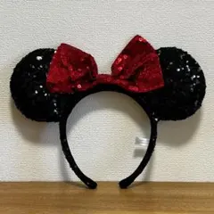 ミニーマウス スパンコールカチューシャ ディズニー
