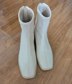 AZUL by moussy ショートブーツ　ベージュ