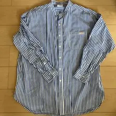 マコバー 長袖シャツ チュニック 水色