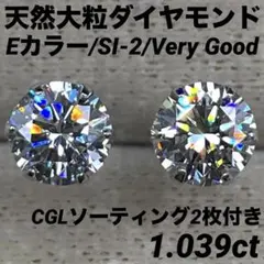 専用JL83★最高級 ダイヤモンド1.039ct pt ピアス ソ付