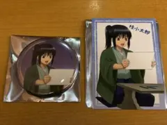 銀魂 桂小太郎 サクラクレパス ソフマップ 缶バッジ フォト風カード