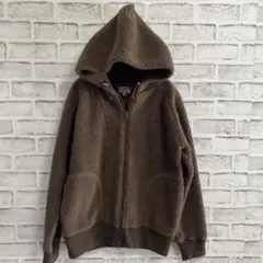 ☘️ジムフレックス ボアフリースジャケット ブラウン S レディース　キッズ