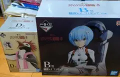 一番くじ エヴァンゲリオン B賞 綾波レイ D賞 ペンペン フィギュア