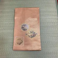 袋帯 帯 正絹 金糸 丸文 花鳥文様 フォーマル 0219-58-C4