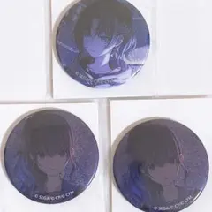 プロセカ 朝比奈まふゆ グリッター缶バッジ キティ