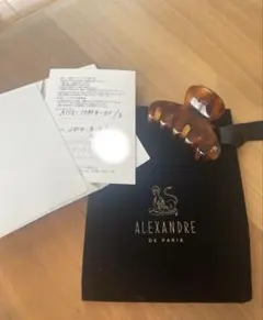 ALEXANDRE DE PARIS保証書・箱・袋付き！Lクリップ - メルカリ
