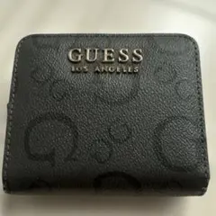 GUESS ブラック 二つ折り財布のサムネイル