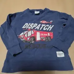 消防車・ヘリコプター プリント トレーナー