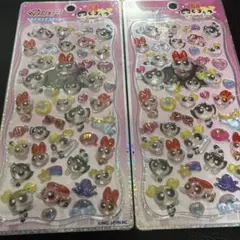 【正規品】パワーパフガールズ プチドロップステッカー　2点セット
