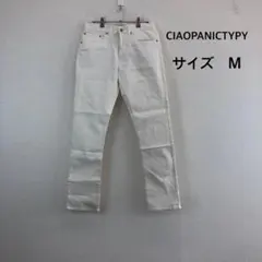 【新品タグ付き】チャオパニックティピー ホワイトデニム M テーパード