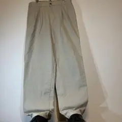 y*a様 96年製 USA製 Dockers 2タック ワイド チノパン ベージ