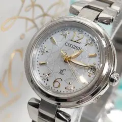 CITIZEN クロスシー ミニソル レディース 電波ソーラー ダイヤ