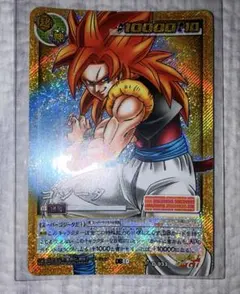 【ドラゴンボールカードゲーム】ゴジータSS4 シークレットレア ドラゴンボール 希少 ゴジータ4 GT 腕の毛なし シークレットレア