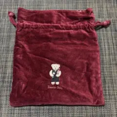 HOTMAN ホットマン　巾着　熊　くま　クマ　ベア　ワインのサムネイル