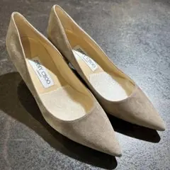 【SALE】Jimmy Choo ベージュ スエード ヒール