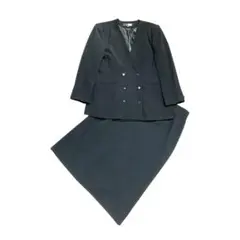東京ソワール　フォーマル　冠婚葬祭　セットアップ　スーツ　スカート　Lサイズ 黒