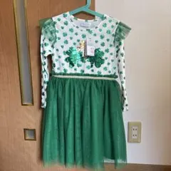 アイルランド　クローバー　　ワンピース　120cm