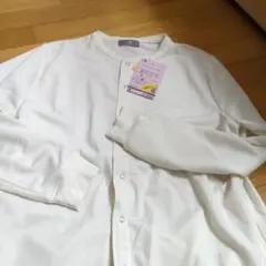 WORKMAN サーパライトカーデガン LL アイボリー