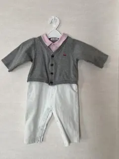 familiar 70cm 長袖ロンパース ファミリア　カバーオール　長袖