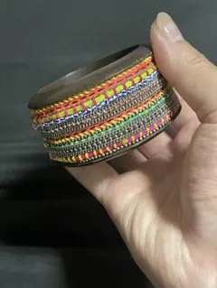 アーロンロペス レザーブレスレット インディアンジュエリー ナバホ