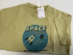 サマンサモスモス ラーゴム　宇宙プリントTシャツ イエロー 120cmのサムネイル