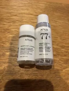 アヌア　ハートリーフポアコントロールクレンジングオイル　スムージングトナー