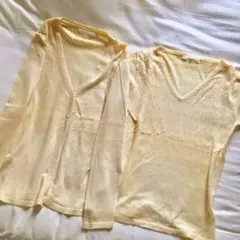 アナイ カーディガン アンサンブル　ニット　 エフデ　ロペ すきに