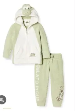 新品未使用　ジェラートピケ　ヨッシー　パジャマ　ルームウエア　パーカー　マリオ