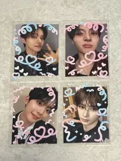 スリーブデコ　シールデコ　韓国　オタ活　4枚セット
