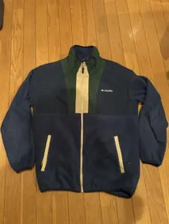 Columbia フリースジャケット ネイビー/グリーン