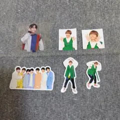 なにわ男子　フレークシール　藤原 丈一郎　ステッカー　フォトカード　シール　集合