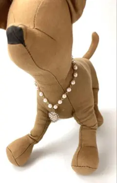 コカパパ　ペット用ネックレス　ハート型チャーム