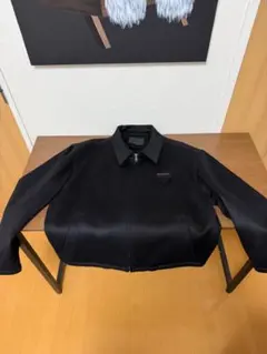 新品同様 PRADA ジャケット 三角ロゴ 黒 M 付属有